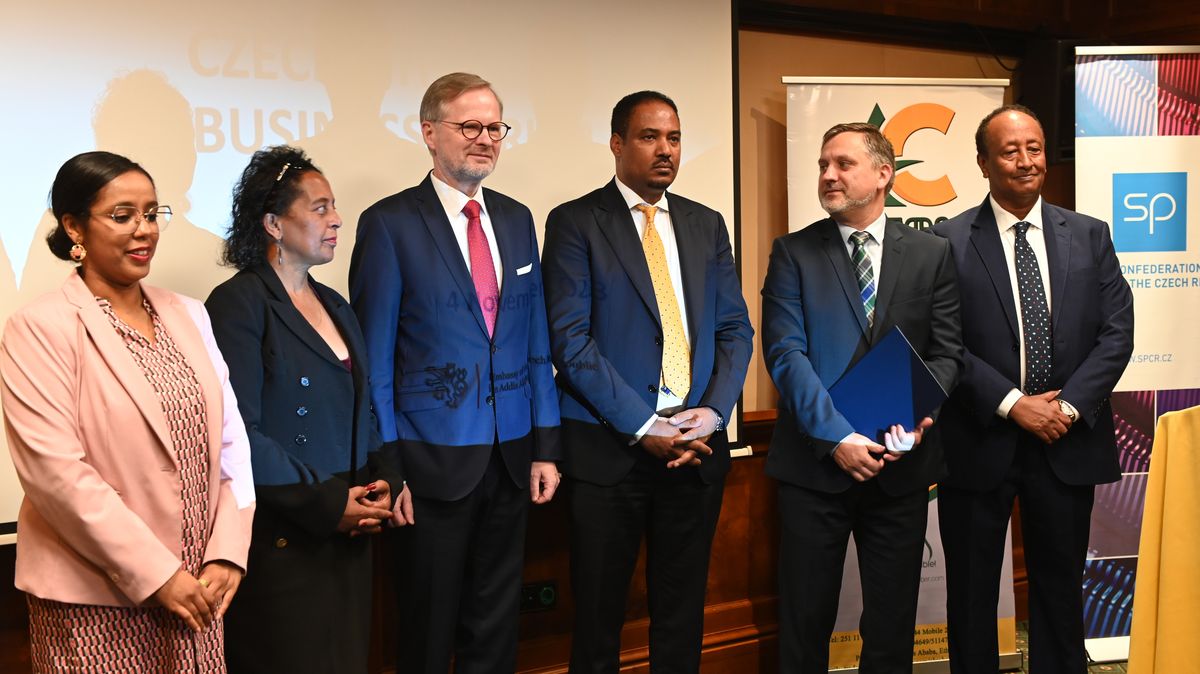 Premiér Fiala v Addis Abebě zahájil česko-etiopské obchodní fórum